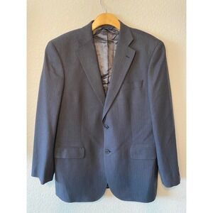 Brooks Brothers 346 Herringbone Stretch Blazer Sport Coat Gray 41 RG